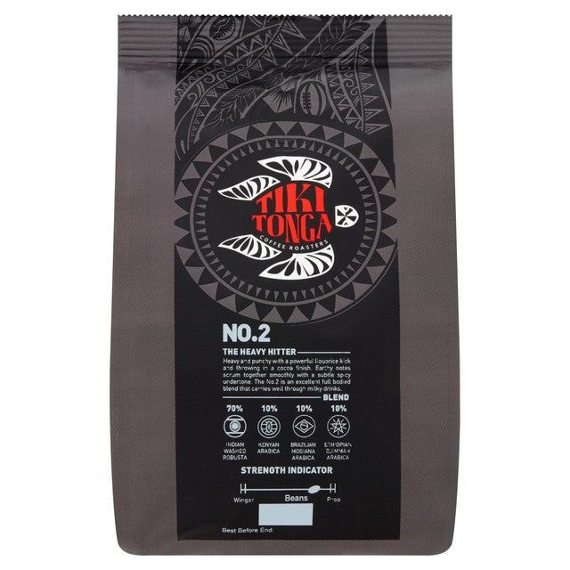 Tiki Tonga Blend No.2 whole bean coffee 227g (British brand)