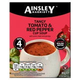Ainsley Harriott tomato and roasted red pepper cup soup - British product