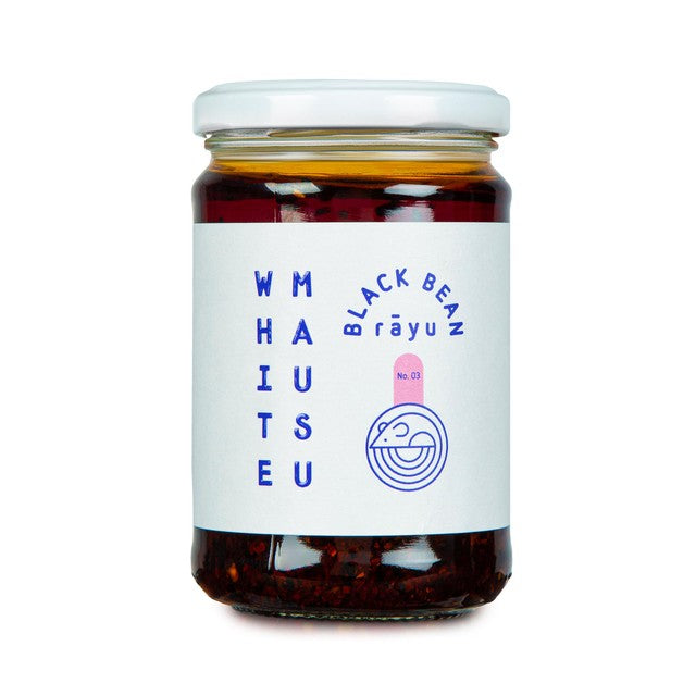 White Mausu Black Bean Rayu Chilli Oil 240g (British brand)