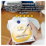 Nivea Q10 Power Anti-Wrinkle sheet mask, imported from the UK