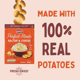 Idahoan cheese and bacon instant mash 109g, UK version