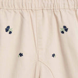 M&S floral embroidered cream baby jeans 6-9 months, imported from the UK