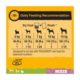 Pedigree dry small breed adult dog food mixer 2kg, imported from the UK
