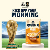 Quaker golden syrup porridge sachets 10 sachets, imported from the UK