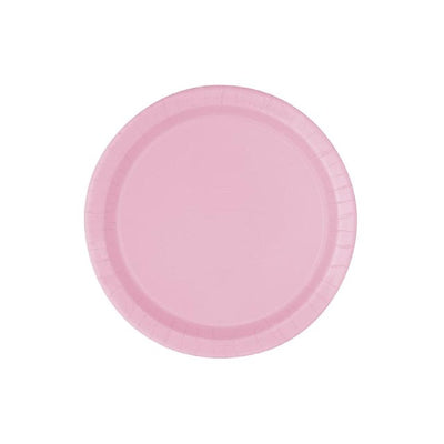 M&S Unique Party Pink Recyclable Paper Party Plates 23cm- Buy online at McGrocer