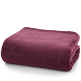 Deyongs Snuggle Touch throw magenta 140 x 180cm - British product