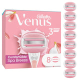 M&S Gillette Venus Spa Breeze Razor Blade Refills for Women 8 Blades- Buy online at McGrocer