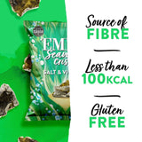 Emily Seaweed Crisps Salt & Vinegar 18g - British product