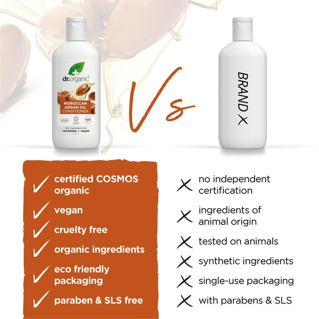 Dr Organic Moroccan argan oil conditioner 265ml - British product
