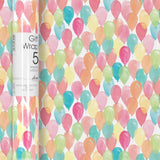 Deva Designs balloons gift wrap 5m x 50cm - British product