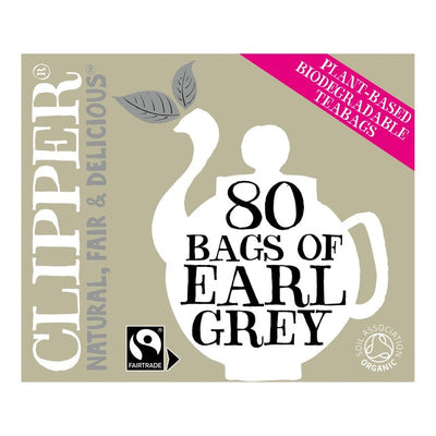 M&S Clipper Fairtrade Organic Earl Grey Tea Bags 80 Bags- Buy online at McGrocer