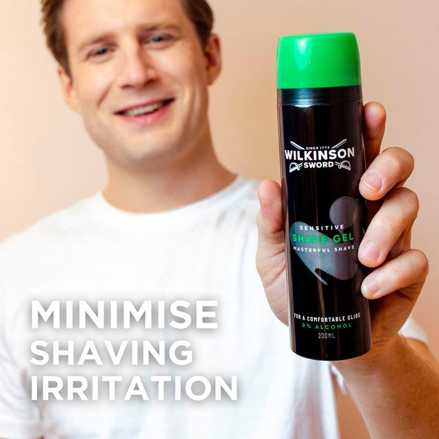 Wilkinson Sword sensitive shave gel 200ml (British brand)
