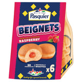 Brioche Pasquier raspberry beignet doughnuts 6 x 45g - British product