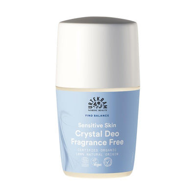 M&S Urtekram Organic Fragrance Free Crystal Deodorant for Sensitive Skin Roll-On 50ml- Buy online at McGrocer