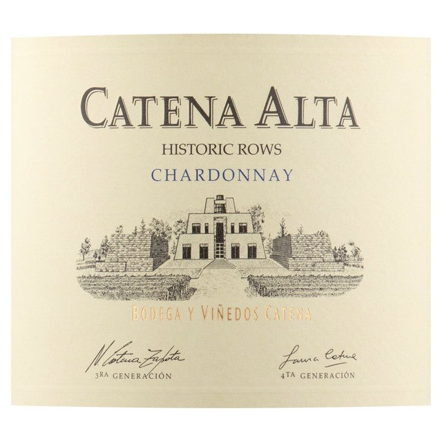 Catena Alta Chardonnay white wine 75cl - British product