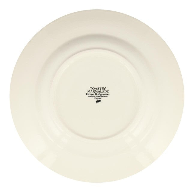 Emma Bridgewater Black Toast Roast Chicken 10 1/2 inch earthenware plate - British product
