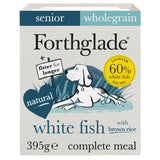 M&S Forthglade Senior Natural Brown Rice White Fish Wet Dog Food 7 Years+ 395g- Buy online at McGrocer