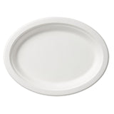 Duni Bio white microwaveable buffet platters 3 per pack (British brand)