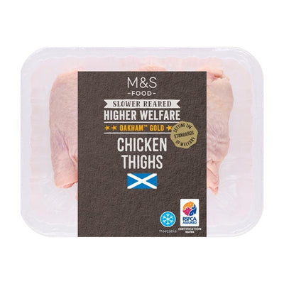M&S Oakham Gold Chicken Thighs 600g