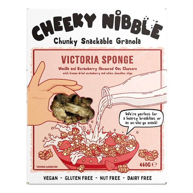 Cheeky Nibble Victoria Sponge Granola 460g - British product