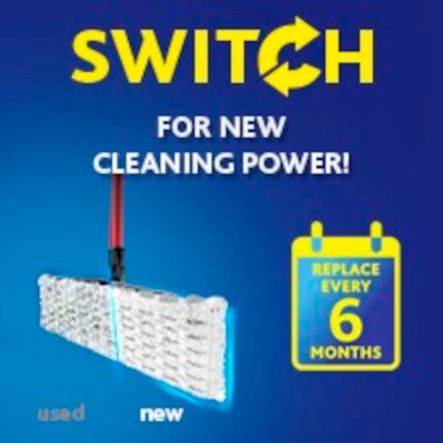 Vileda 1-2 Spray mop pad (British brand)