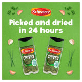 Schwartz chives dried herb jar 1g - British product