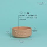 Mason Cash Lettered Rabbit bowl 13cm, imported from the UK