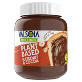 Valsoia dairy-free hazelnut and cocoa chocolate spread 400g (British brand)