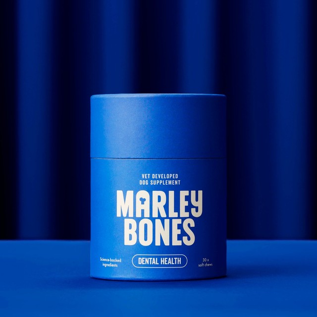 Marleybones dental supplement chew for dogs, imported from the UK