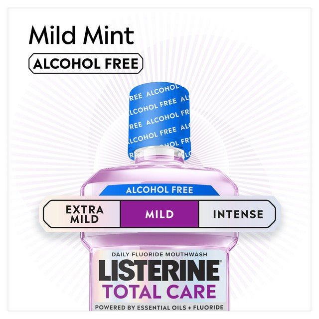 Listerine Mild Mint Alcohol Free Mouthwash 500ml, UK version