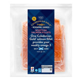 M&S Scottish skin on salmon fillets 600g, imported from the UK