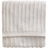 M&S M&S Ribbed Knitted Throw Ecru- Buy online at McGrocer