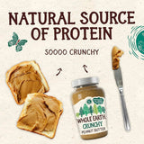 Whole Earth crunchy peanut butter, imported from the UK