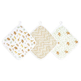 Aden+Anais cotton muslin washcloths 3-pack, 30 cm x 30 cm - British product