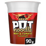 M&S Pot Noodle Beef & Tomato Instant Noodle Pot 90g- Buy online at McGrocer