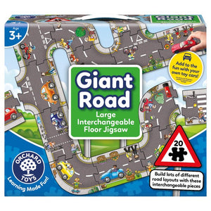 Orchard Toys Giant Road Puzzle Interchangeable Jigsaw Puzzle