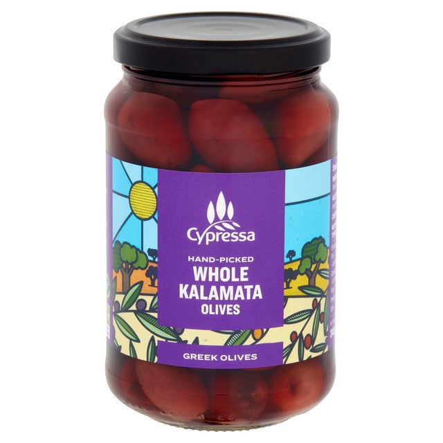 Cypressa Whole Kalamata Olives 345g - British product