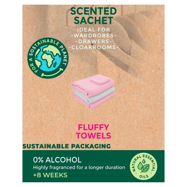 Cristalinas scented sachet Fluffy Towels 7g - British product