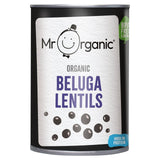Mr Organic beluga lentils 400g, imported from the UK