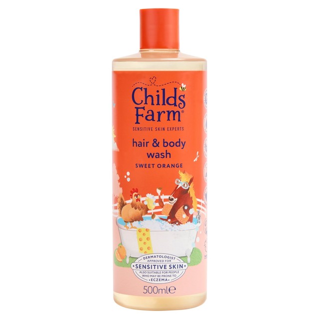 Childs Farm sweet orange hair and body wash 500ml - British product