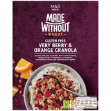 M&S M&S Made Without Very Berry & Orange Granola Gluten Free Cereal 360g- Buy online at McGrocer