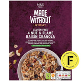 M&S 4 Nut & Flame Raisin Granola 360g, imported from the UK