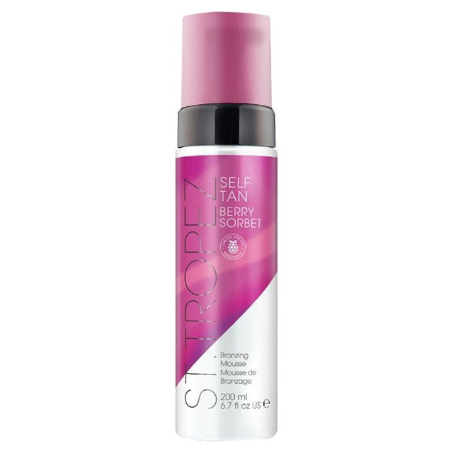 St Tropez berry sorbet self tan mousse 200ml (British brand)