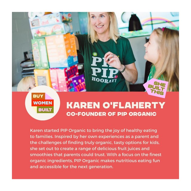Pip Organic sparkling apple drink 250ml, imported from the UK
