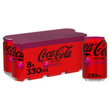 M&S Coca-Cola Zero Sugar Cherry Cola 8 x 330ml- Buy online at McGrocer