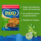 Paxo sage & onion stuffing mix 170g, imported from the UK