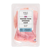 M&S M&S British Wafer Thin Smoked Ham 125g- Buy online at McGrocer