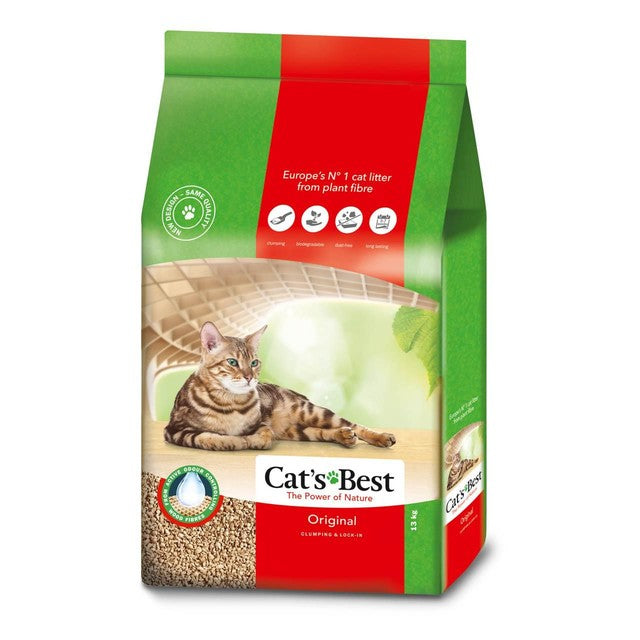 Cat's Best Original Clumping Cat Litter 13kg - British product