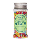 M&S Rainbow Sprinkles edible decorations 40g, imported from the UK