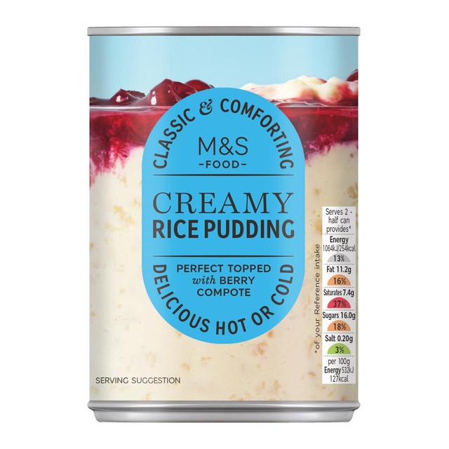 M&S Creamed Rice Pudding 400g - British product
